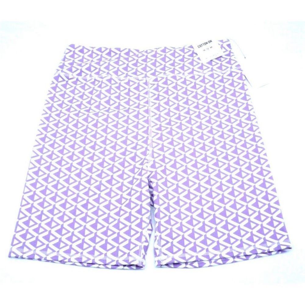 Cotton on Geo Triangle Lavender Shorts - Picture 2 of 3